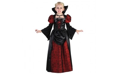 Vampier jurk 10-12 jaar (130-140 cm)